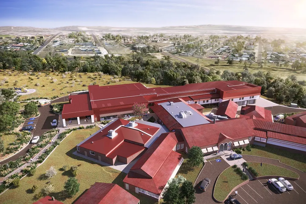 Inverell Hospital Stage 1A project site